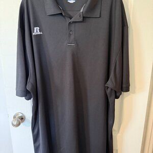 Mens Russell 3X Golf Collar Shirt